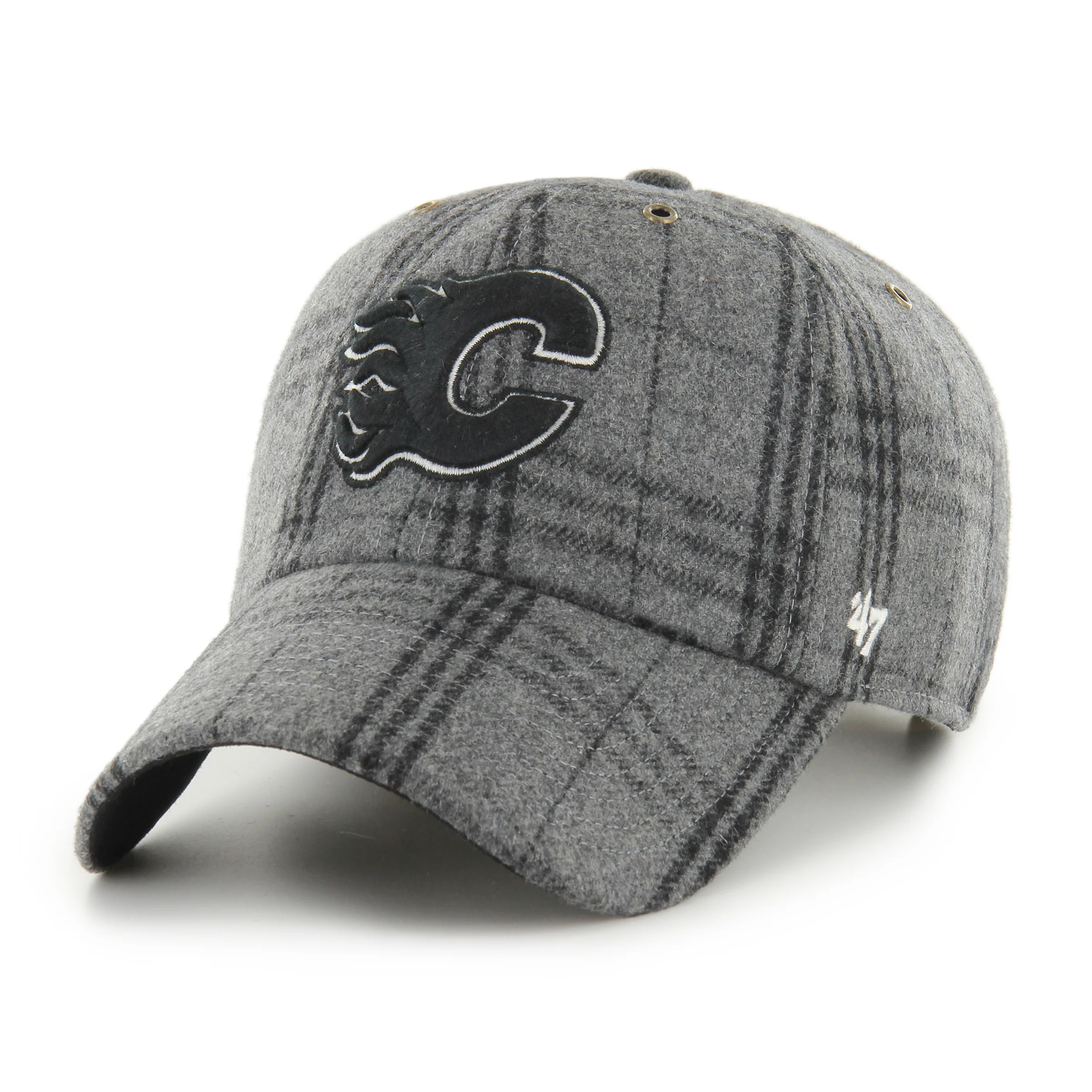 Flames '47 Windowpane Plaid CleanUp Cap