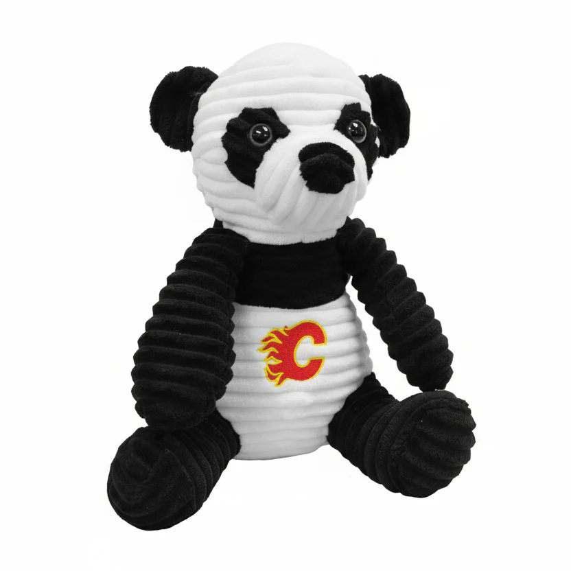 Flames Corduroy Panda Plush