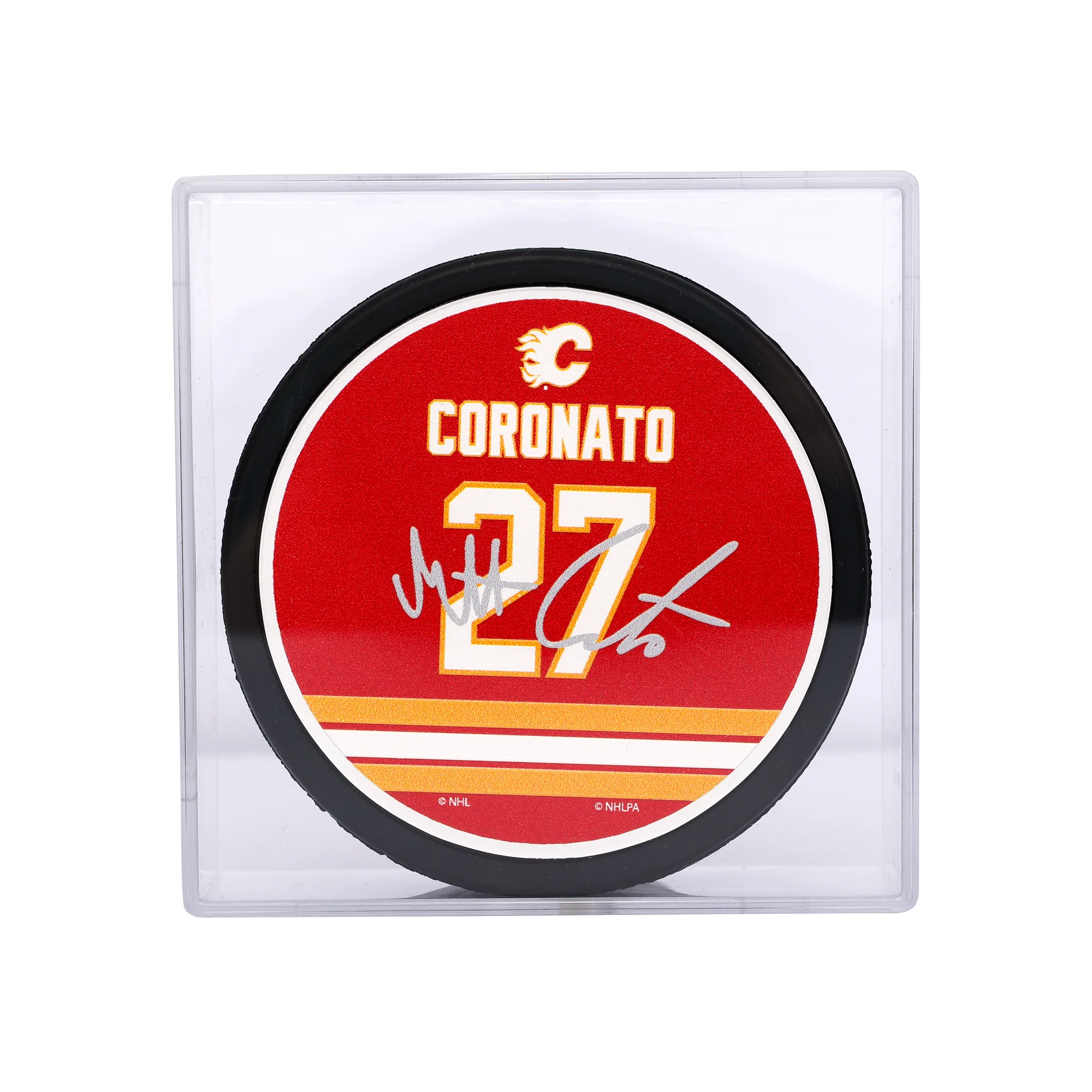Flames Coronato Cubed Puck