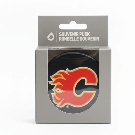 Flames Basic Logo Puck