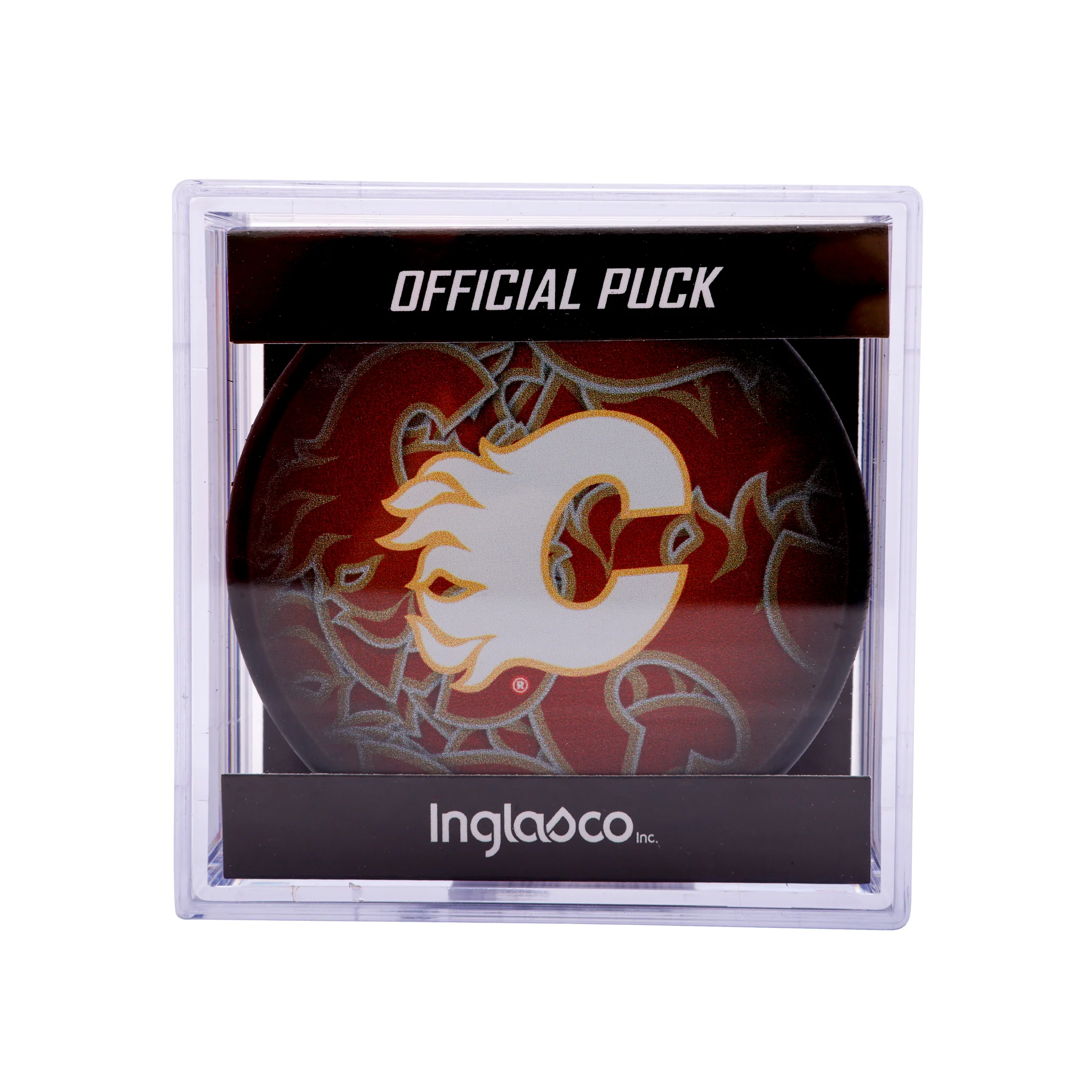 Flames Cubed Clone Puck