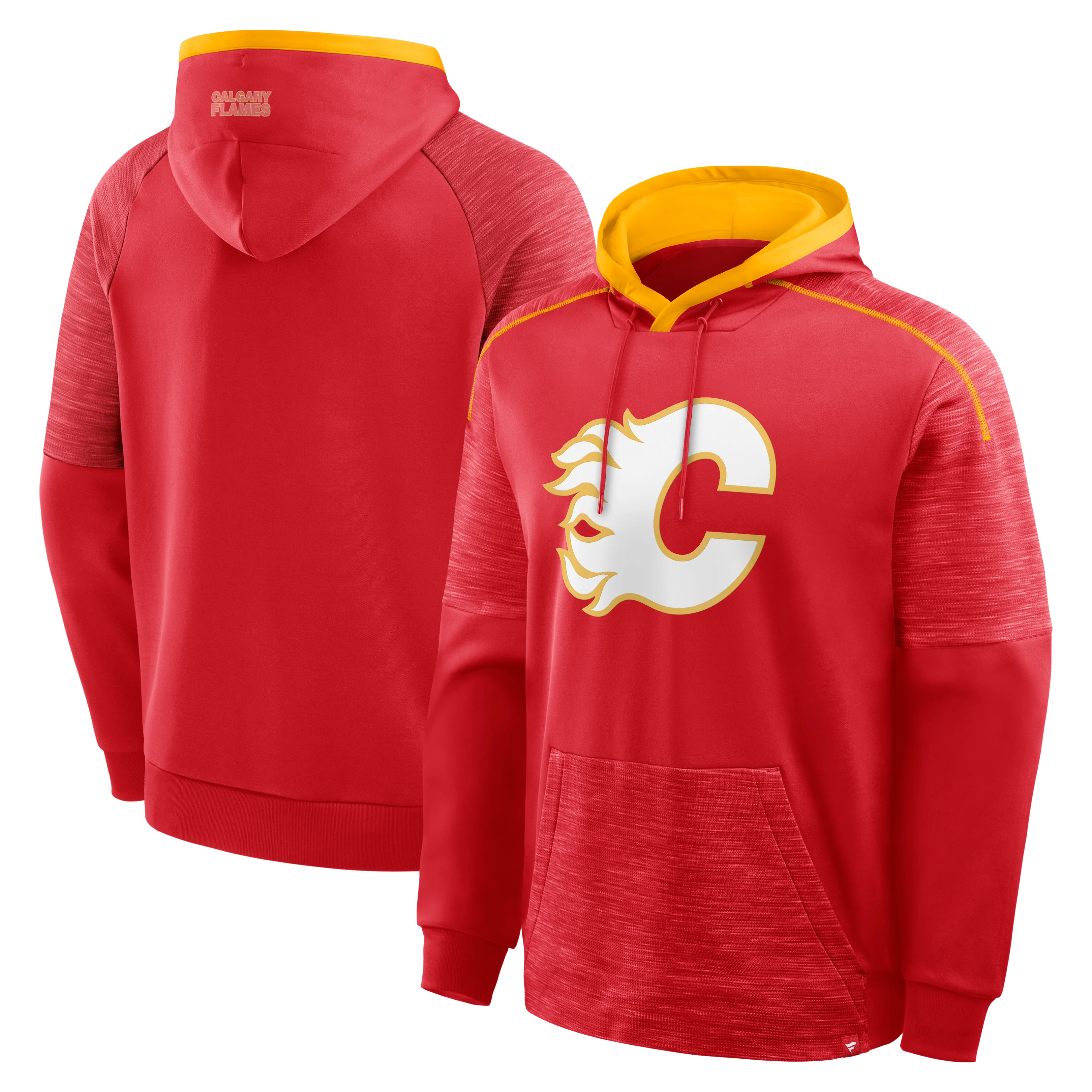 Flames Defender Poly Fleece Hoodie - Image 2
