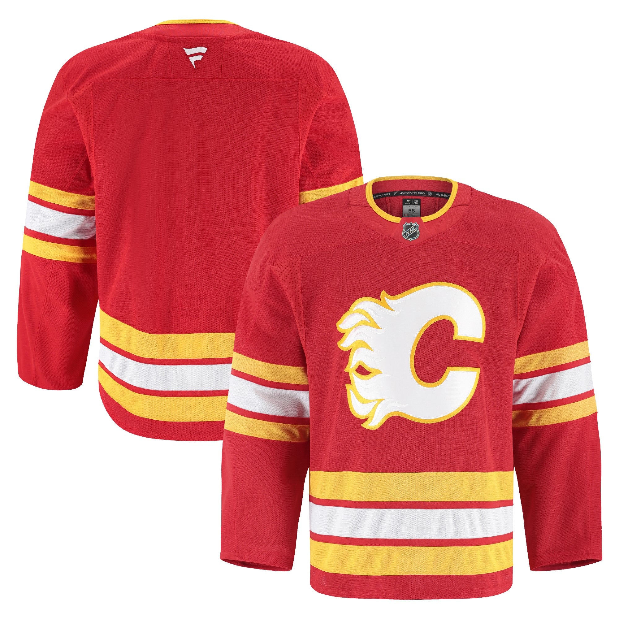 Flames Fanatics Authentic Pro Home Jersey - Image 3