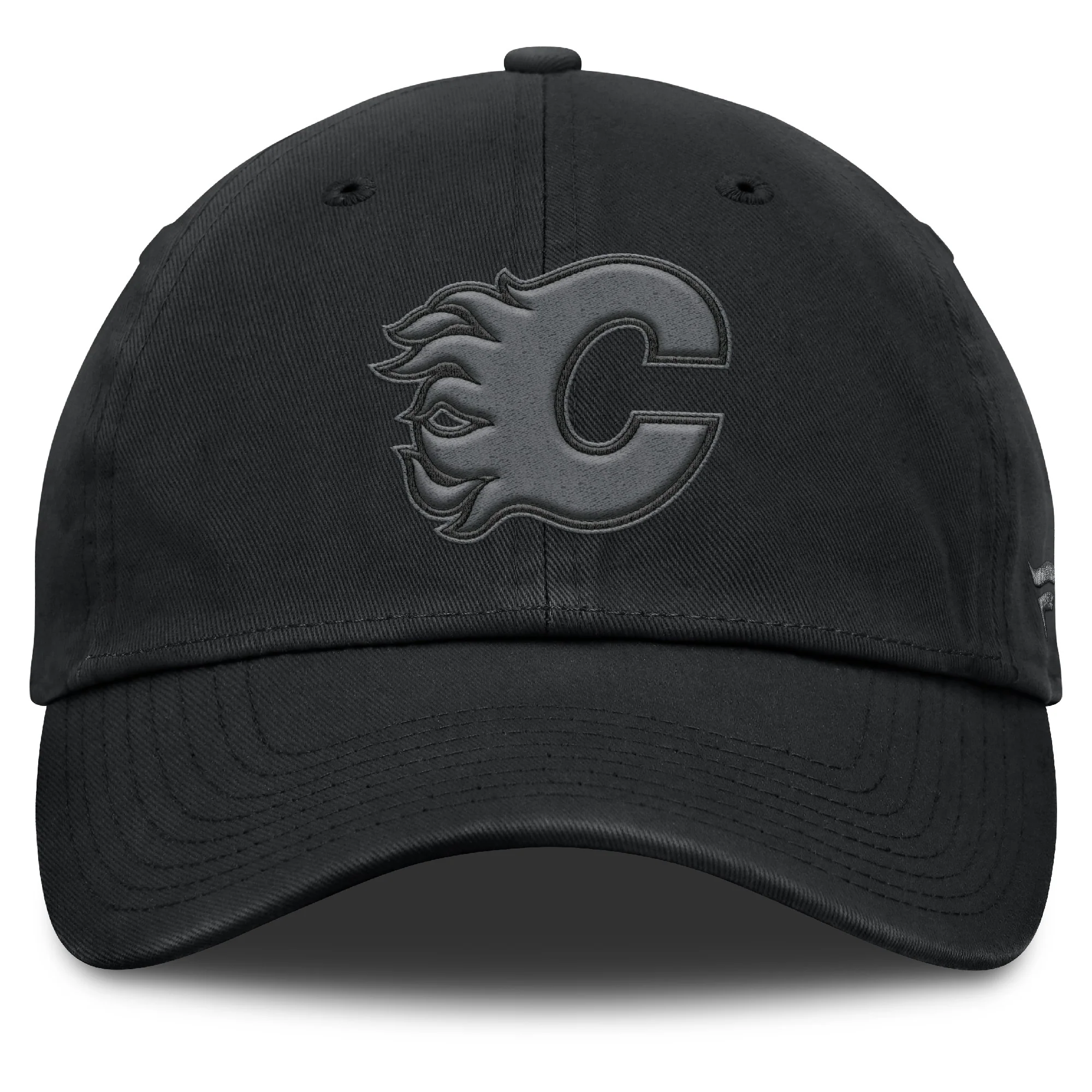 Flames Fanatics Cotton Unstructured Black Cap - Image 3