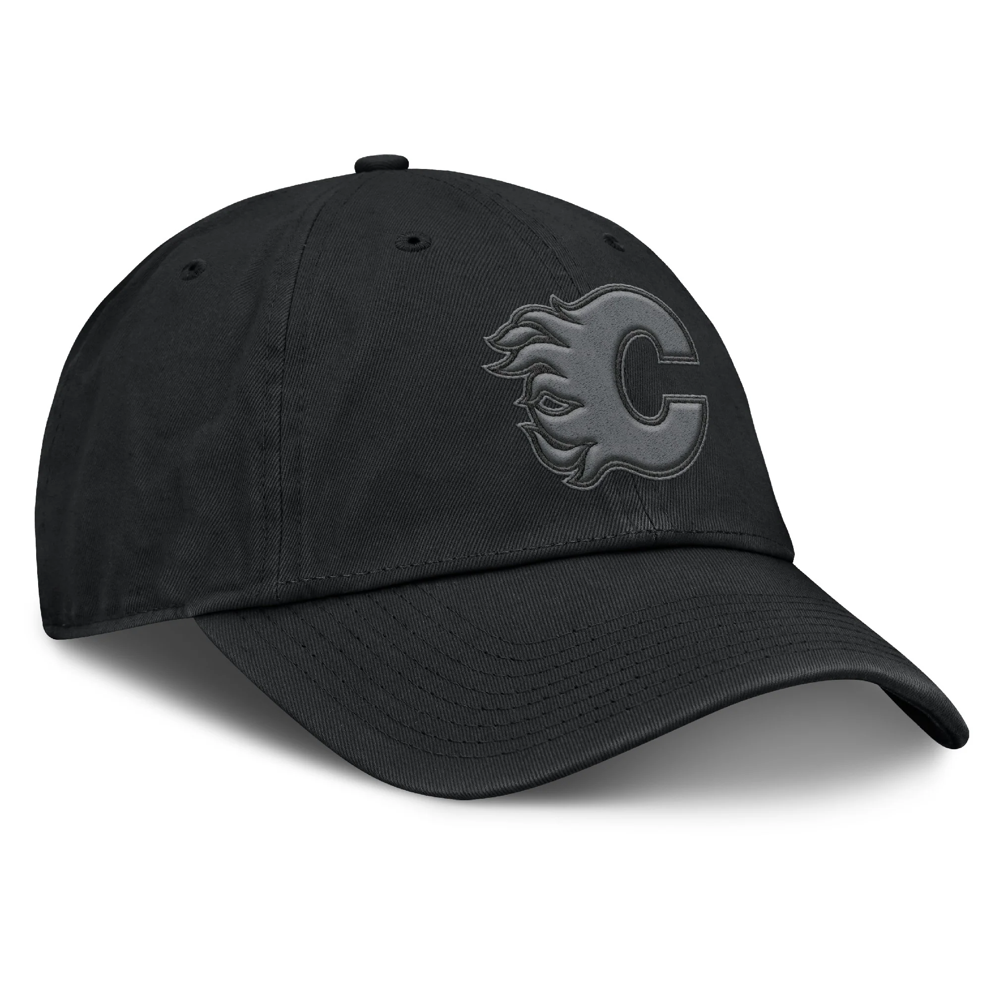 Flames Fanatics Cotton Unstructured Black Cap - Image 4