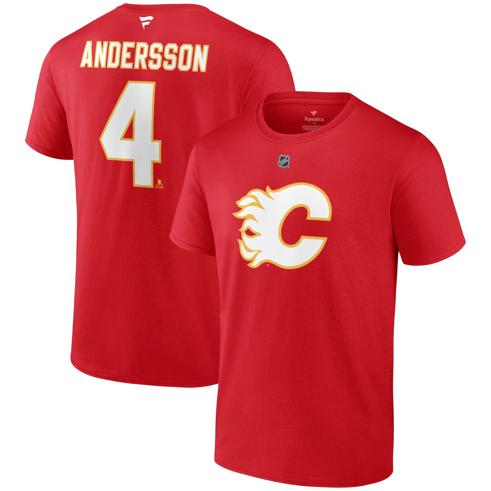 Flames Fanatics Retro Andersson Player T-Shirt - Image 3