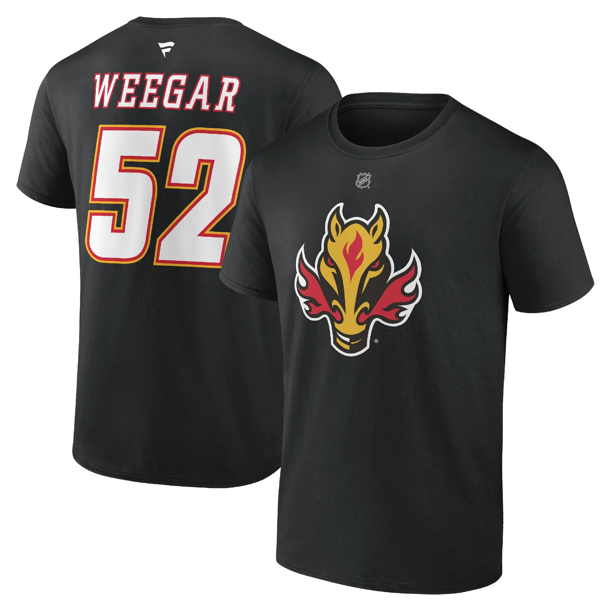 Flames Fanatics Blasty Weegar Player T-Shirt - Image 2