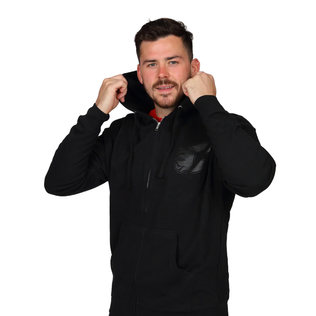Flames JJ CGY Tonal Full-Zip Hoodie