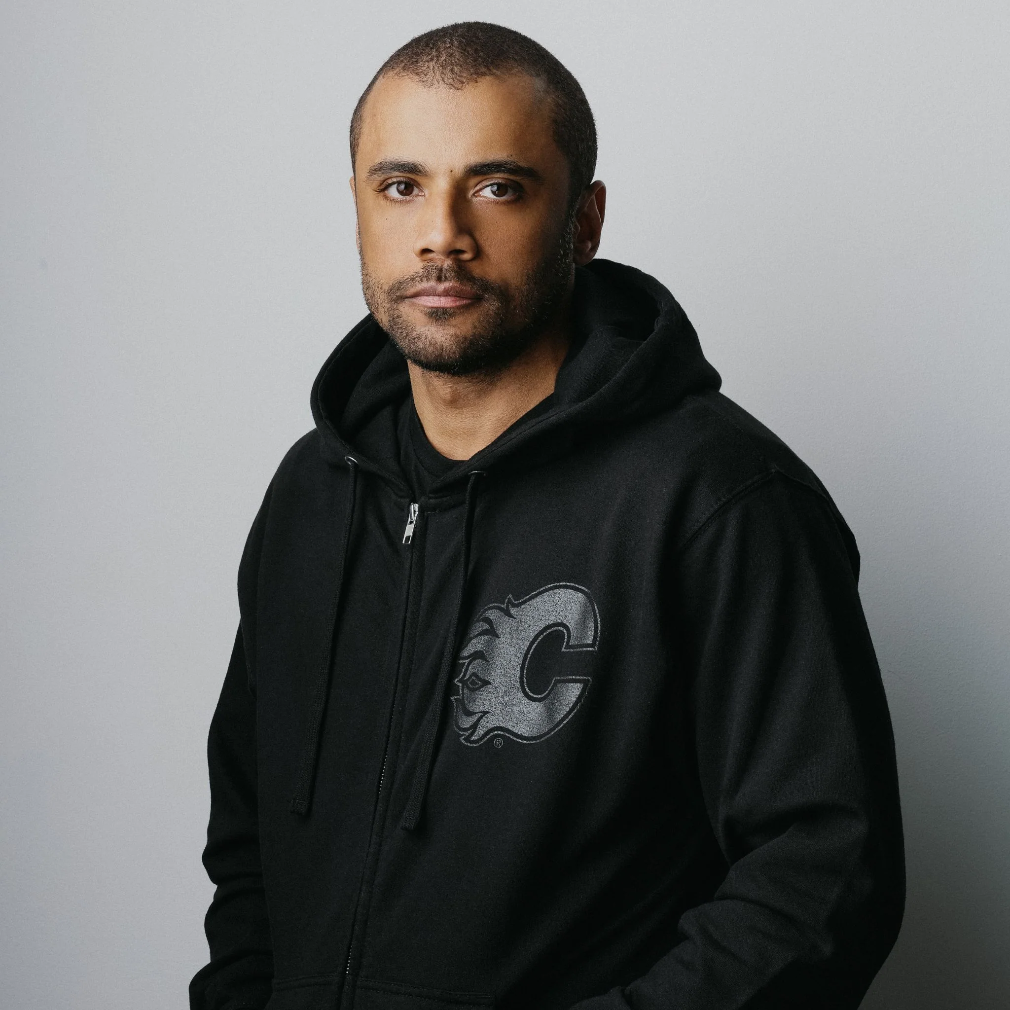 Flames JJ CGY Tonal Full-Zip Hoodie - Image 4