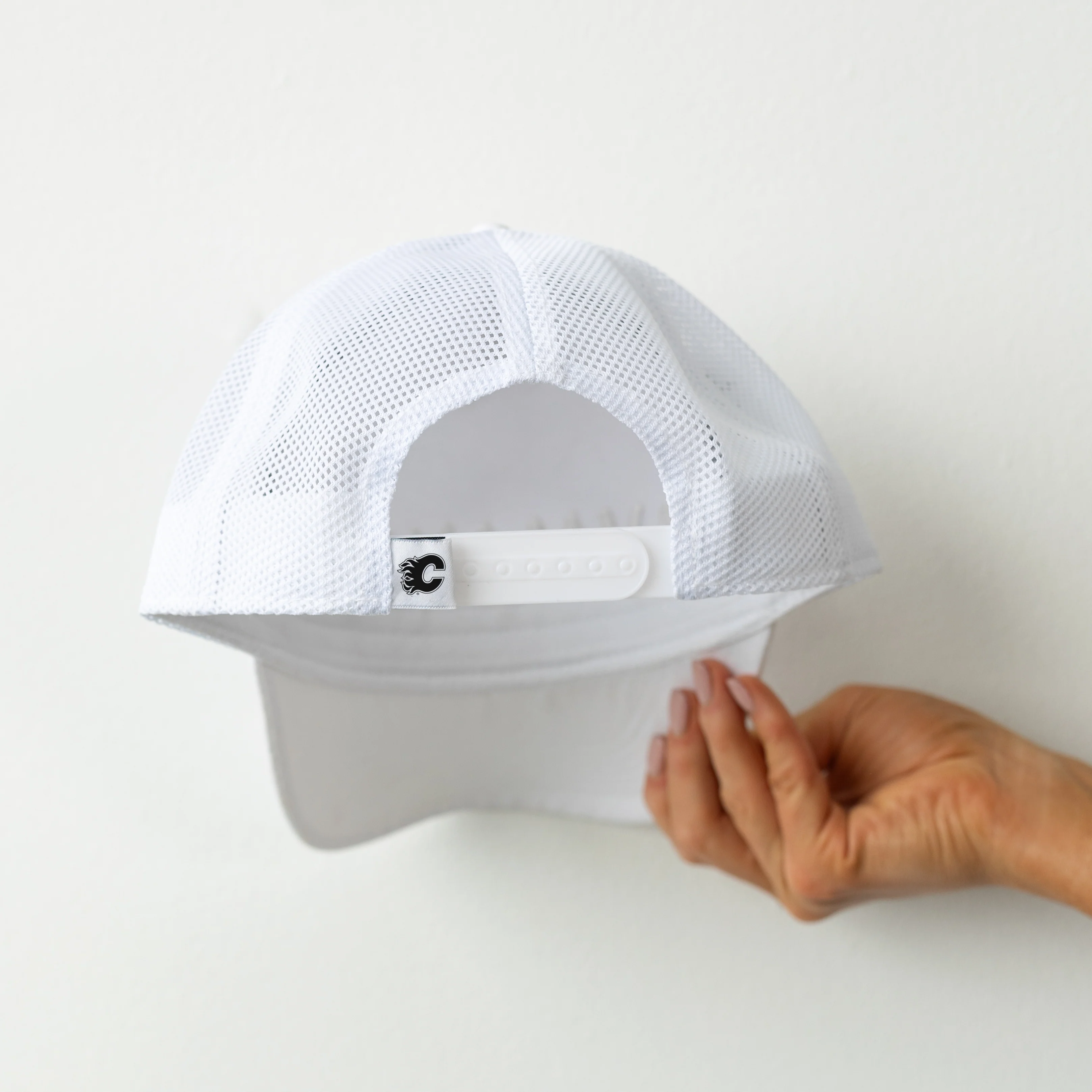 Flames Ladies Line Change Team Trucker Cap - Image 2