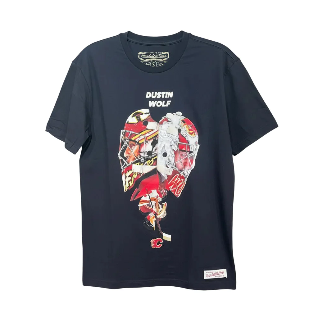 Flames M&N Wolf Half and Half Bootleg T
