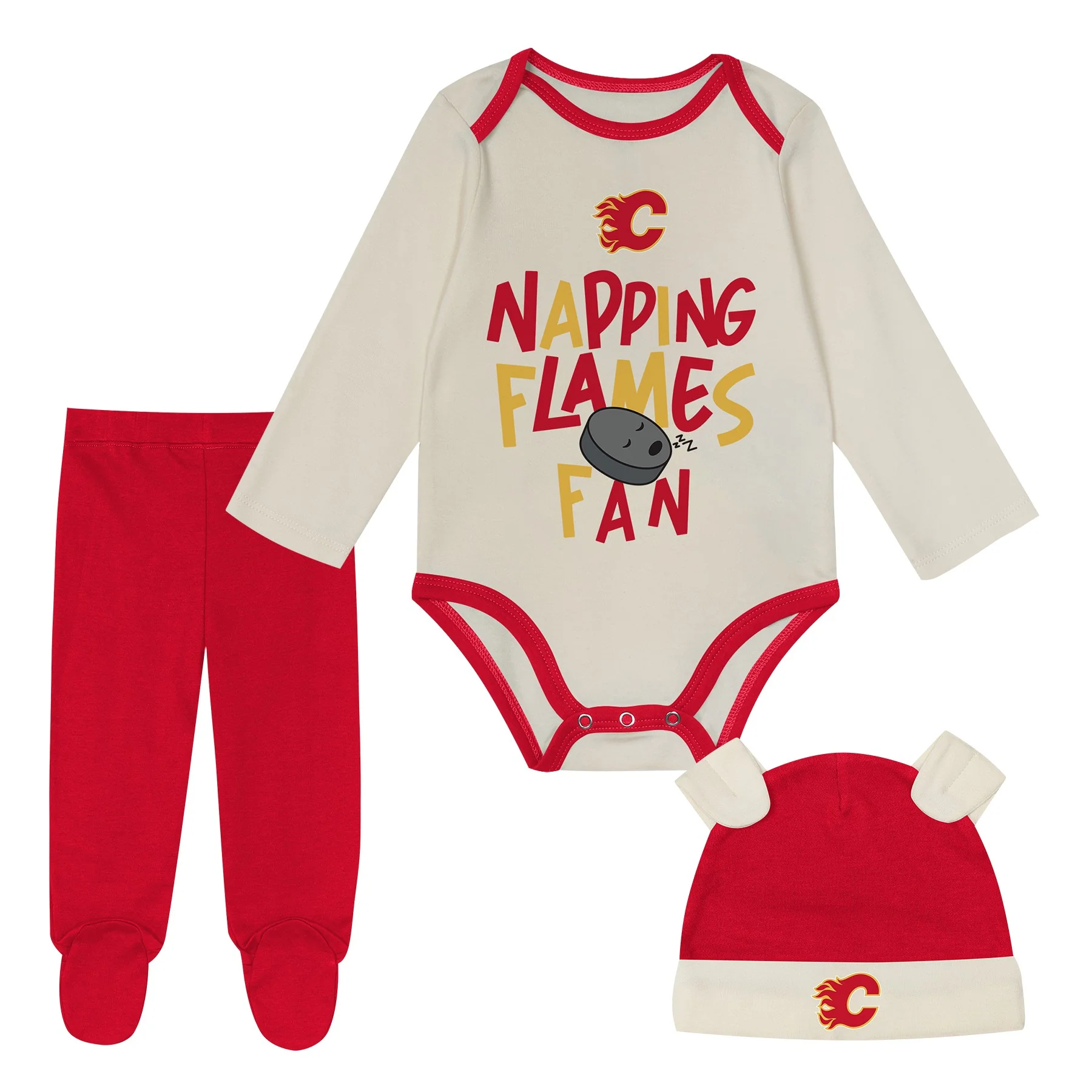 Flames Newborn Little Champ 3 Pc Set