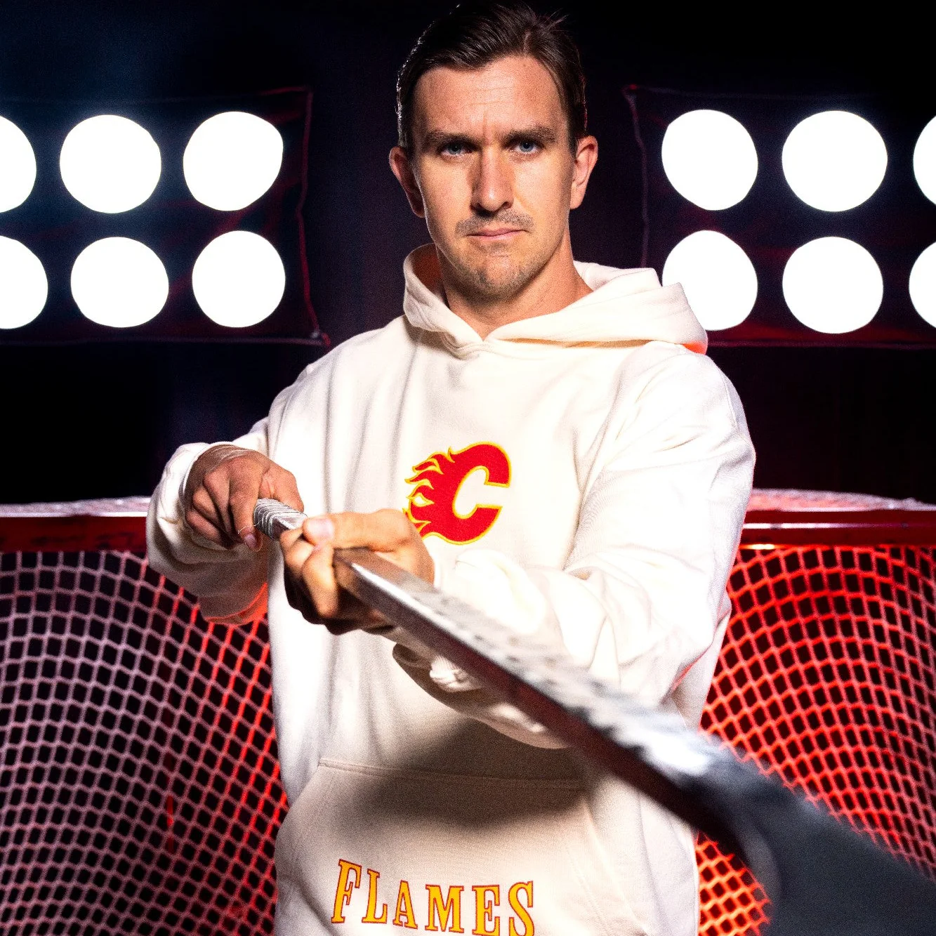 Flames Organic Oversized Pullover Hoodie - Image 3