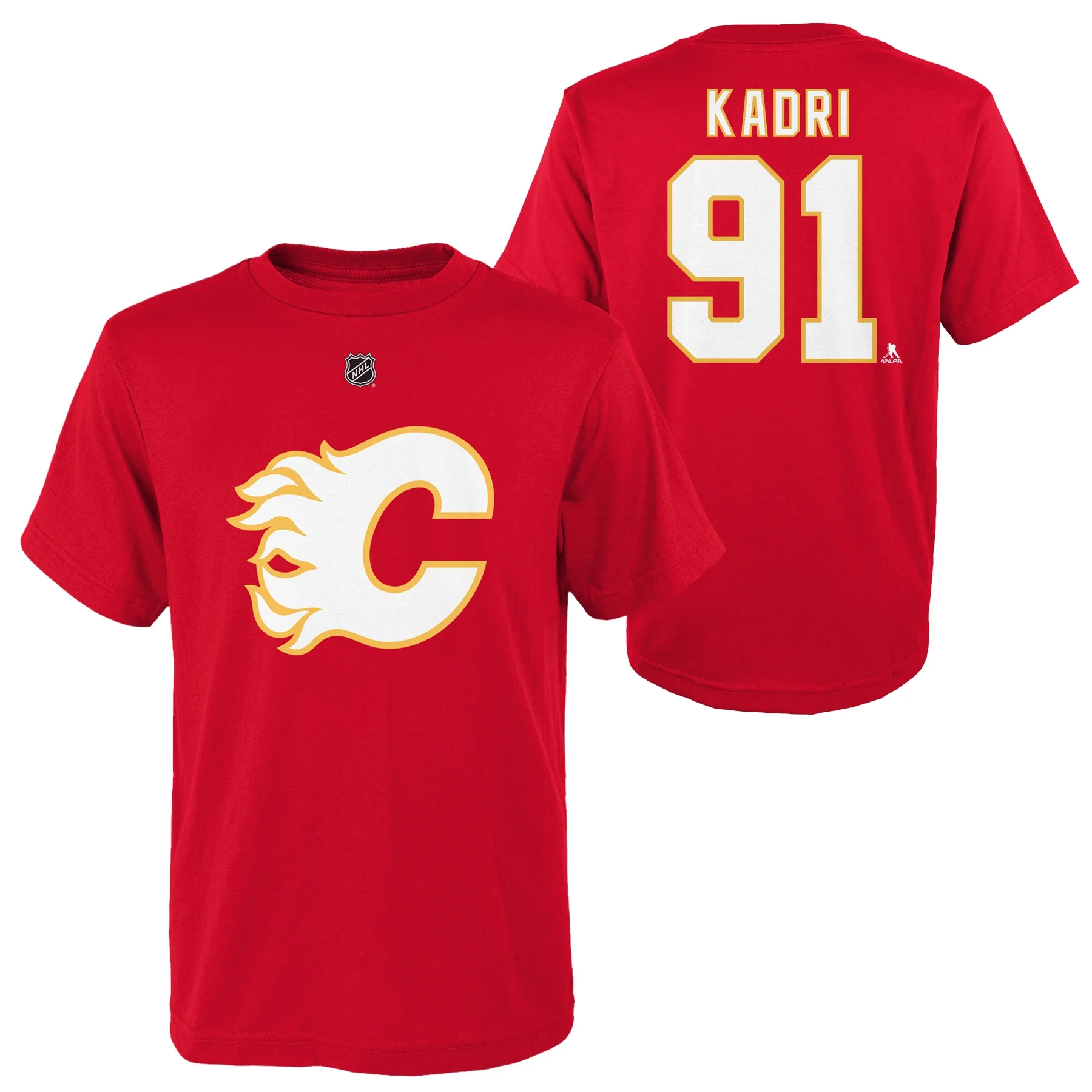 Flames Youth Retro Kadri Player T-Shirt - Image 3