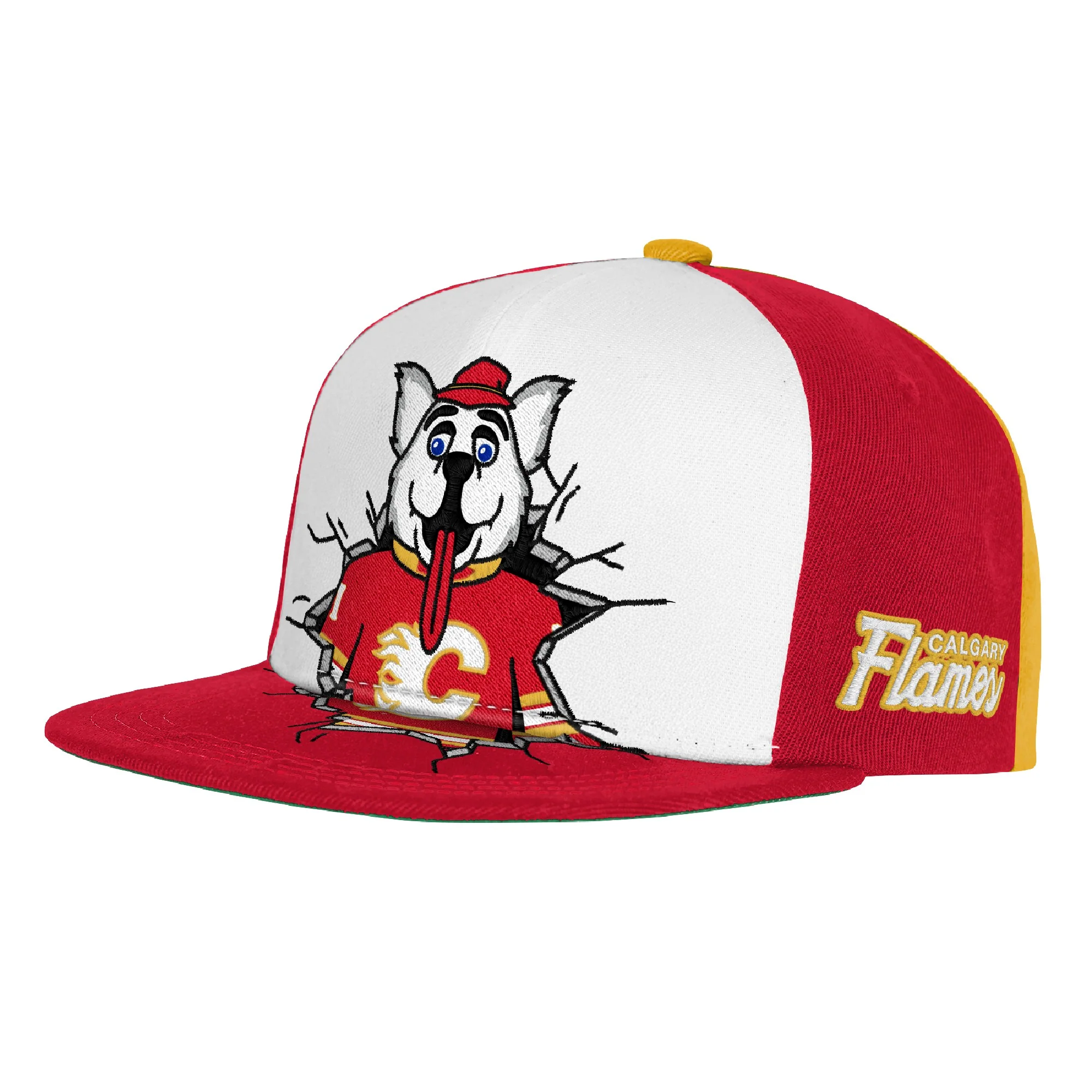 Flames Youth M&N Mascot Snapback Cap