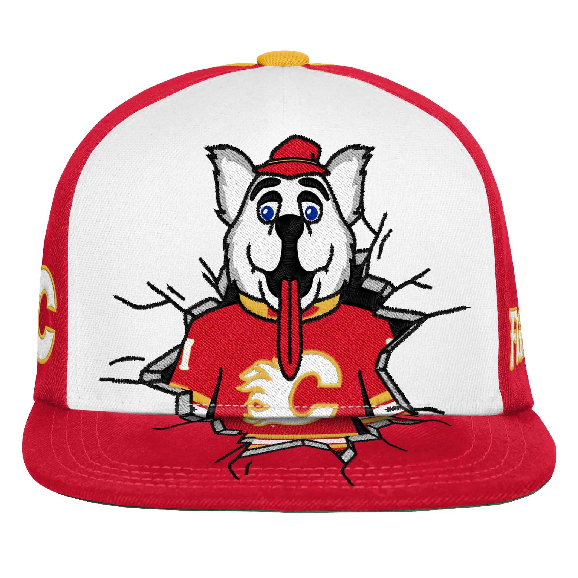 Flames Youth M&N Mascot Snapback Cap - Image 3