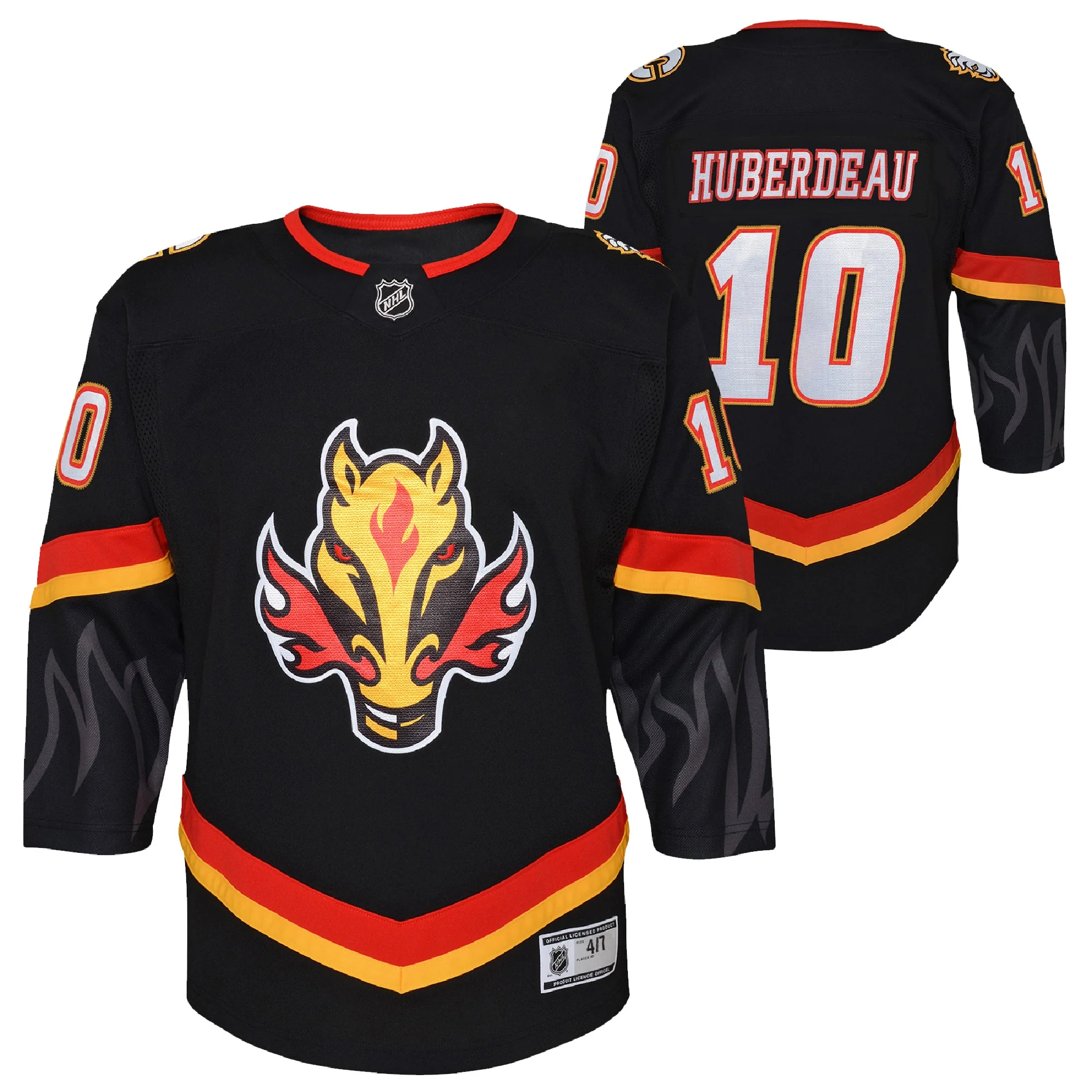 Flames Youth Premier Huberdeau Alt Jersey - Image 3