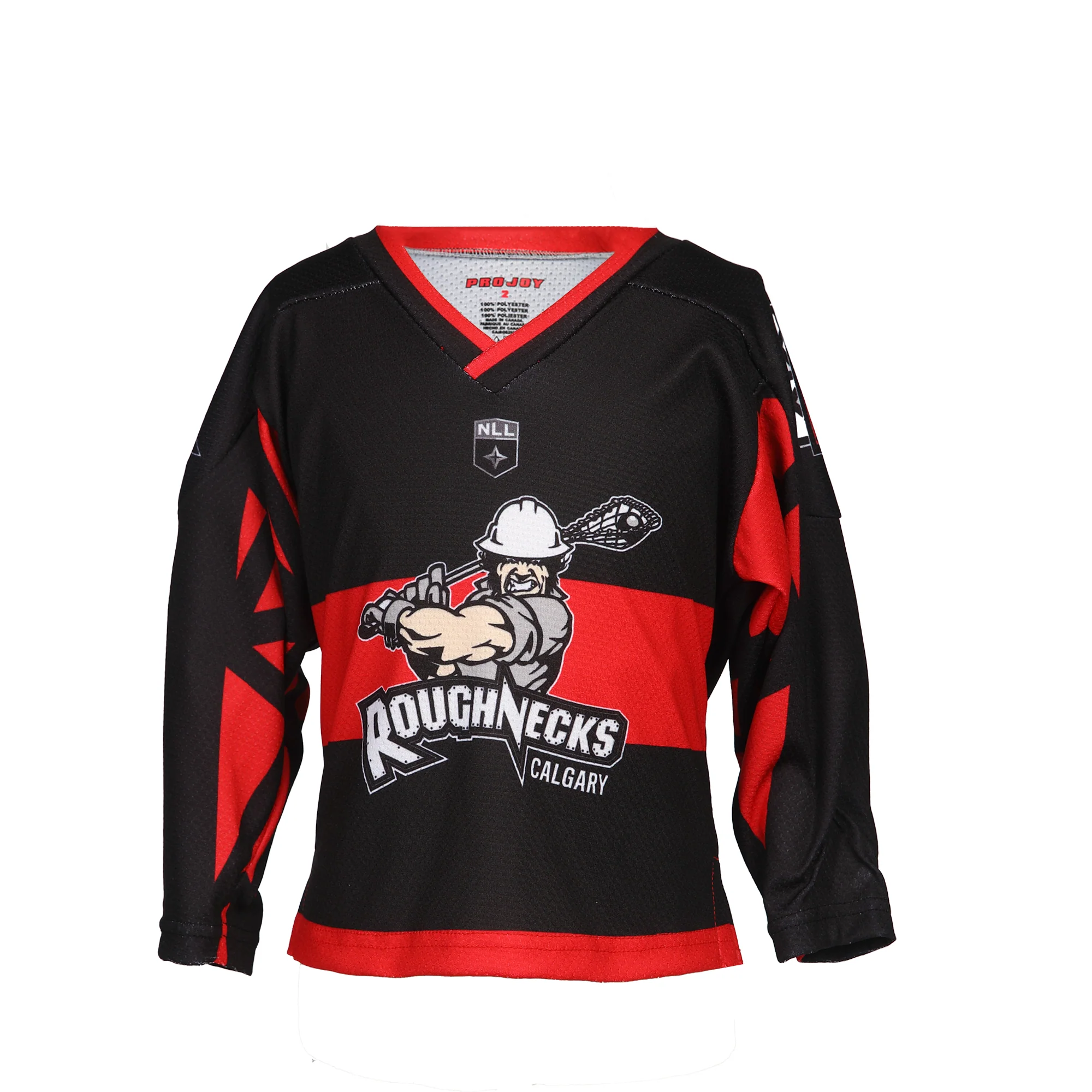 Roughnecks Kids NLL Replica Jersey Black/Red