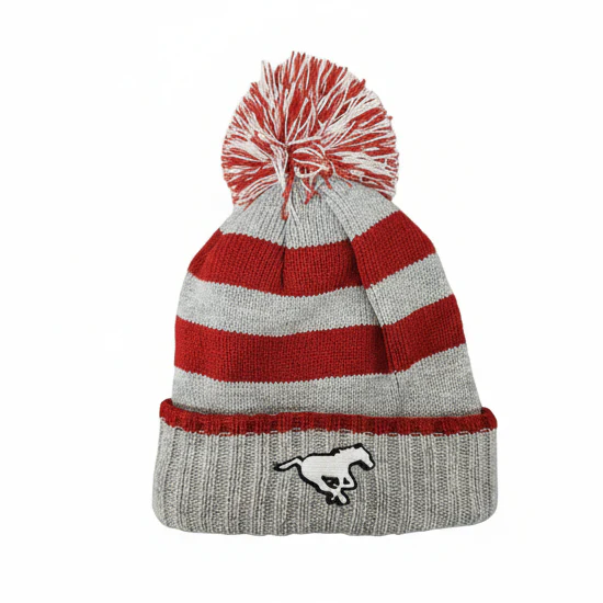 Stamps Heavy Knit Gry/Red Toque