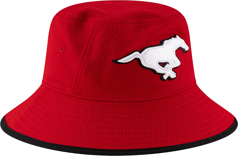 Stamps New Era SL25 Red Stretch Bucket Cap - Image 2