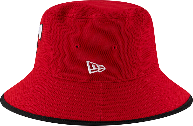 Stamps New Era SL25 Red Stretch Bucket Cap - Image 4