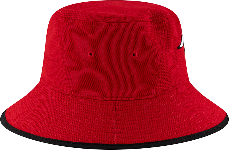 Stamps New Era SL25 Red Stretch Bucket Cap - Image 6